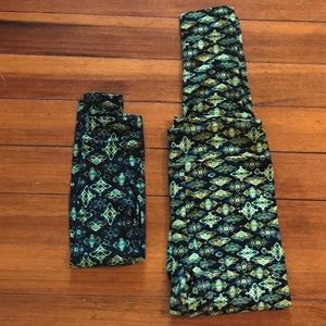 Lularoe mommy and me leggings os and s/m